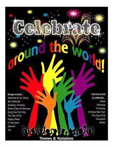 Celebrate Around The World! - Unison/2pt Collection - Book/CD